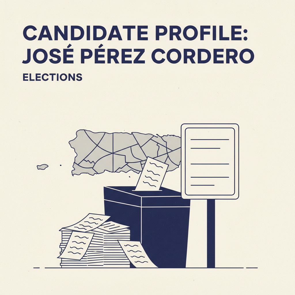Candidate profile: José Pérez Cordero