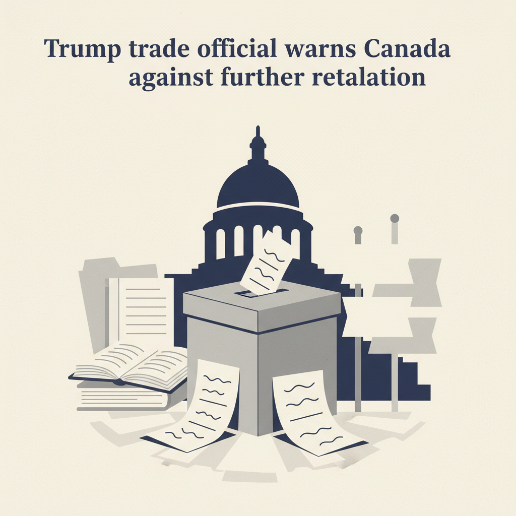 Trump trade official warns Canada against further retaliation