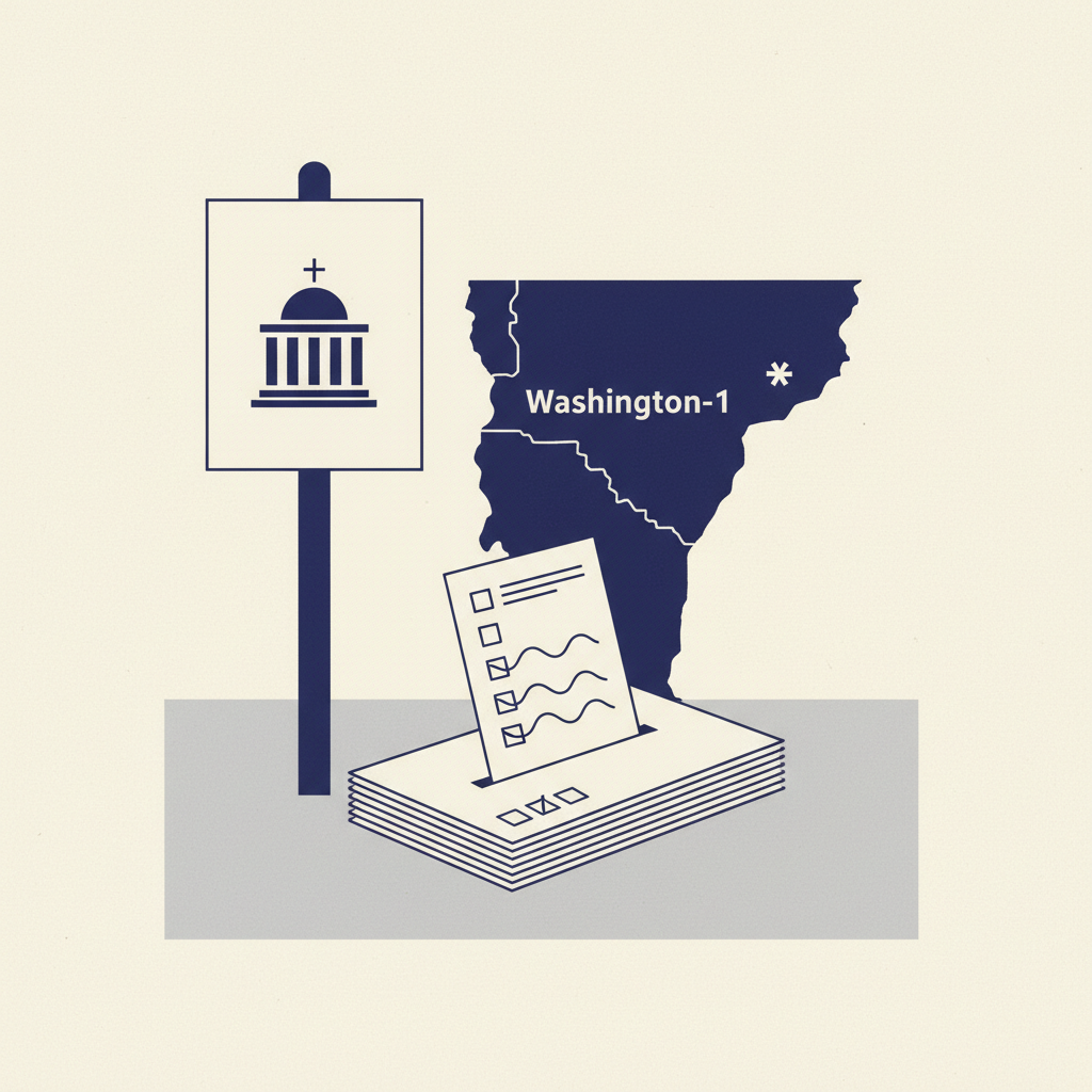 Washington-1 State House race: Donahue and Goslant run