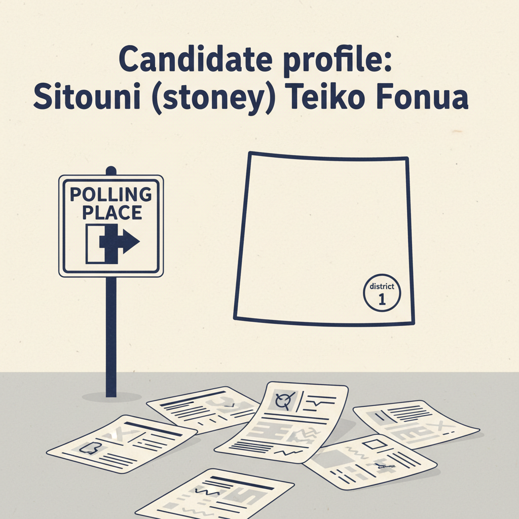 Candidate profile: Sitouni (stoney) Teiko Fonua
