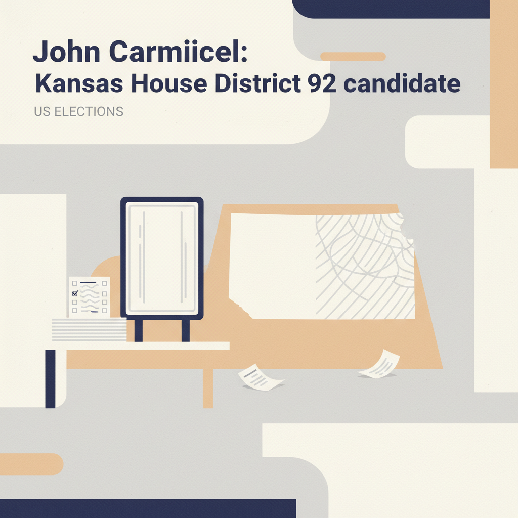 John Carmichael: Kansas House District 92 candidate