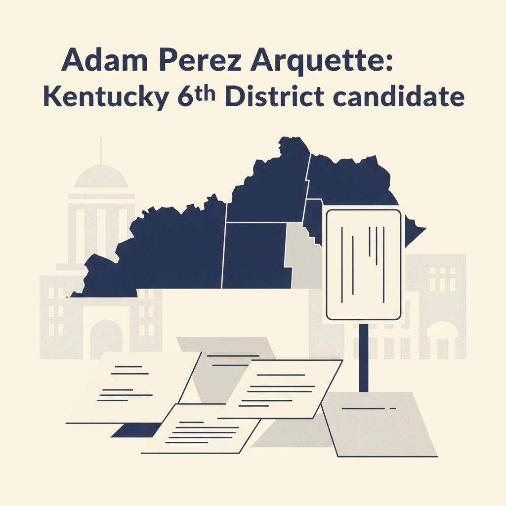 Adam Perez Arquette: Kentucky 6th District candidate