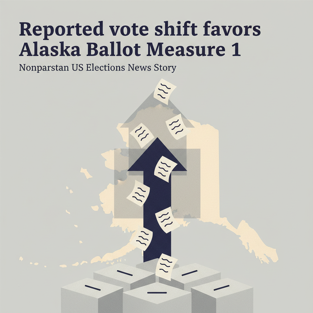 Reported vote shift favors Alaska Ballot Measure 1