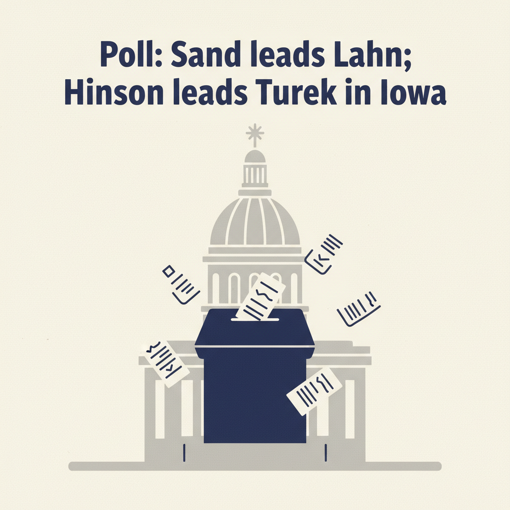Poll: Sand leads Lahn; Hinson leads Turek in Iowa