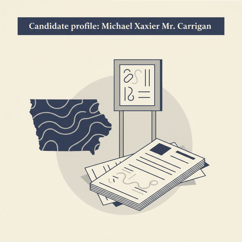 Candidate profile: Michael Xavier Mr. Carrigan