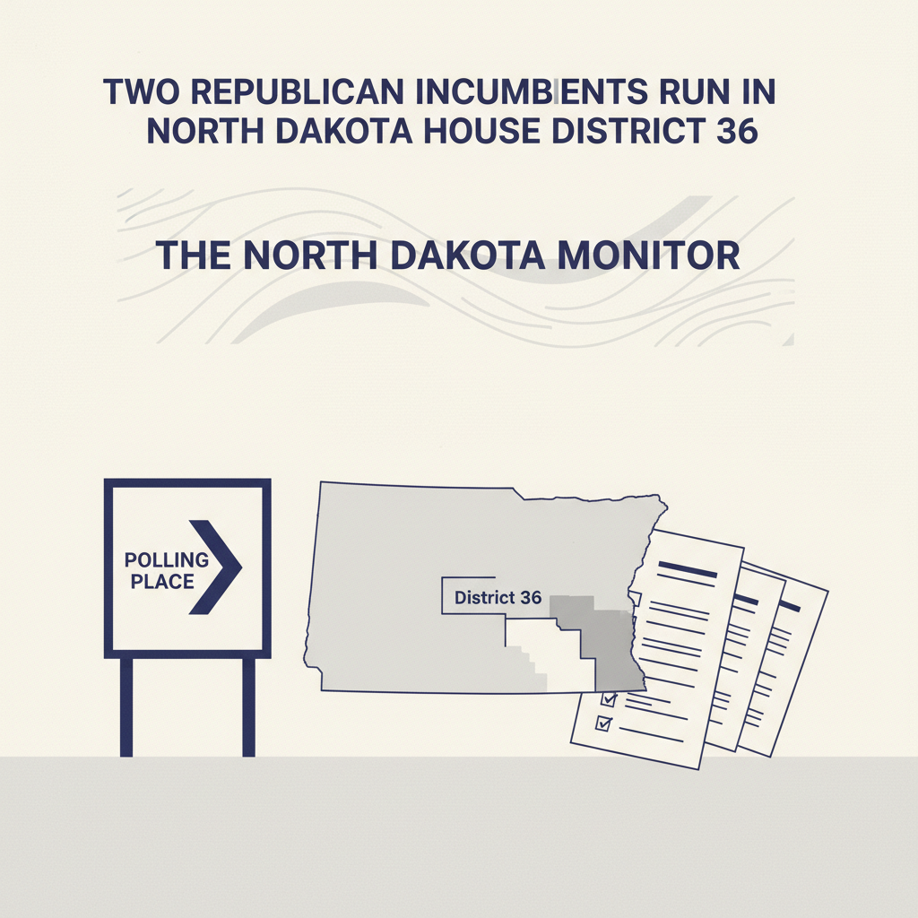 Two Republican incumbents run in North Dakota House District 36