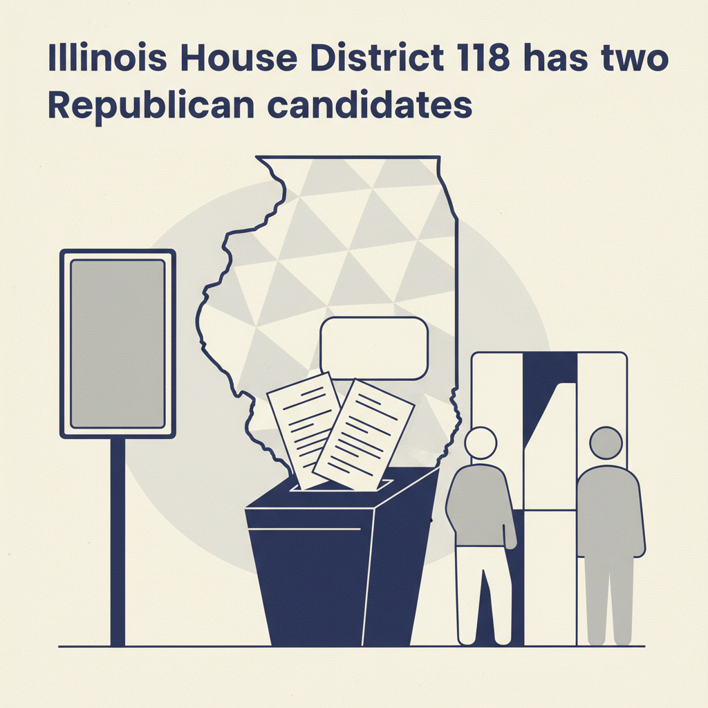 Illinois House District 118 has two Republican candidates