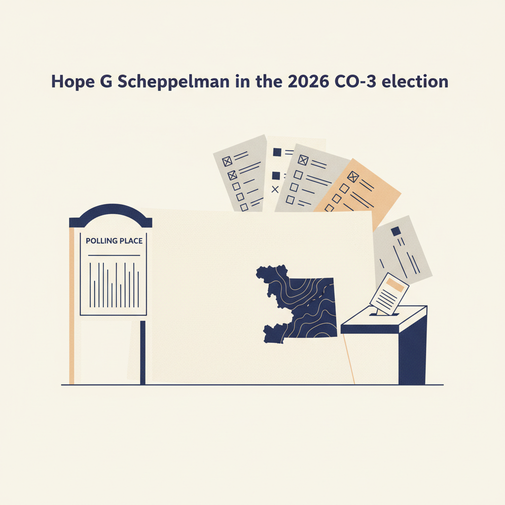 Hope G Scheppelman in the 2026 CO-3 election