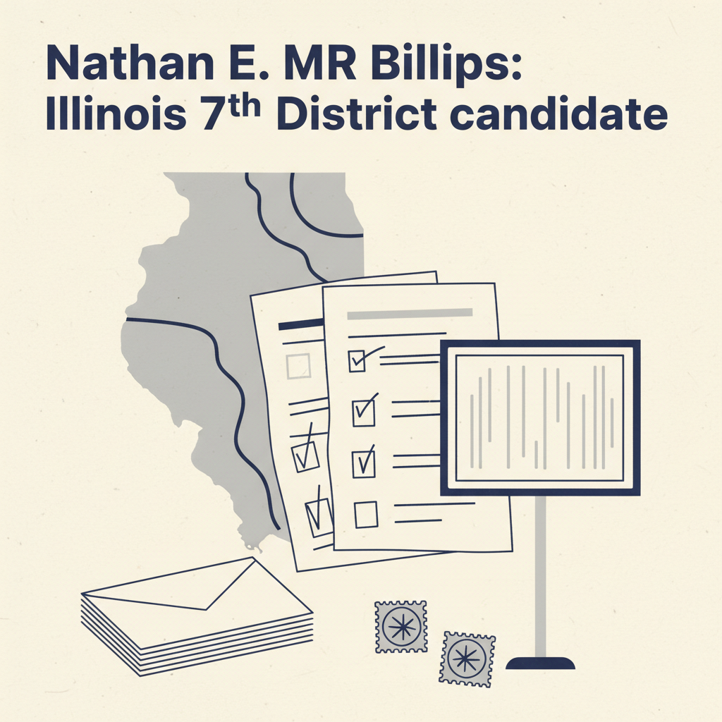 Nathan E MR Billips: Illinois 7th District candidate